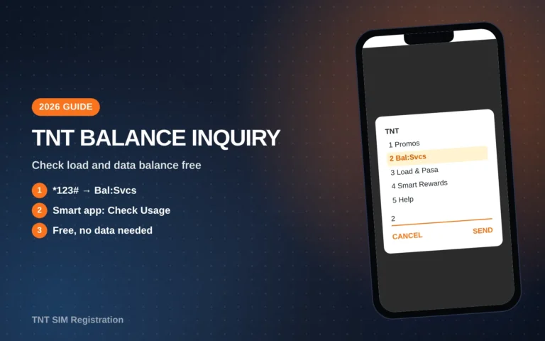 TNT balance inquiry 2026 guide